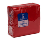 ValueX Napkins 2 Ply 330x330mm Red (Pack 100) - 0502015